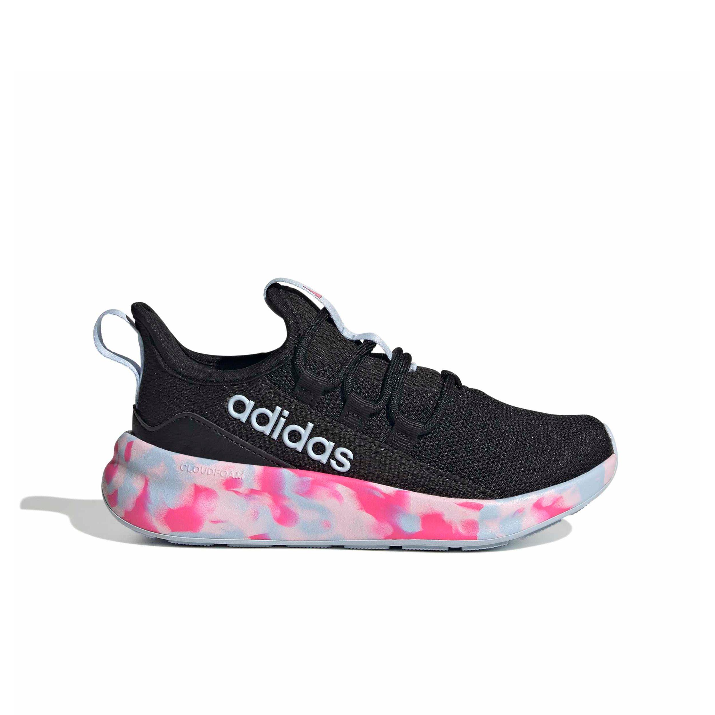 adidas Lite Racer Adapt 8.0 "Core Black/Crystal Sky/Shock Pink" Preschool Boys' Shoe - BLACK/SKY/PINK